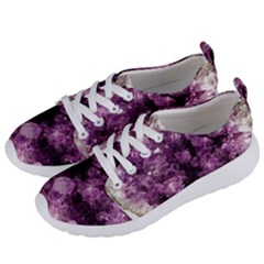 Amethyst Purple Violet Geode Slice Women s Lightweight Sports Shoes by genx