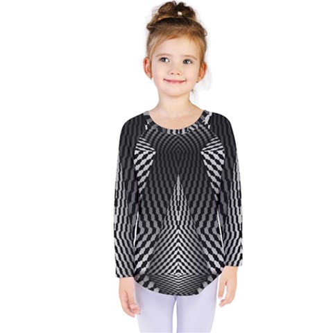 Concept Graphic 3d Model Fantasy Kids  Long Sleeve Tee by Pakrebo