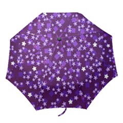Textile Cross Pattern Square Folding Umbrellas by Pakrebo