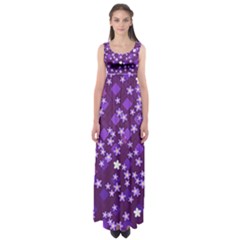 Textile Cross Pattern Square Empire Waist Maxi Dress by Pakrebo