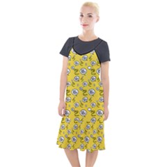 No Step On Snek Do Not Bubble Speech Pattern Yellow Background Meme Camis Fishtail Dress by snek
