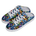 Graffiti Urban colorful graffiti cartoon fish Half Slippers View2