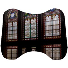 Stained Glass Window Krotoszyn Head Support Cushion by Pakrebo