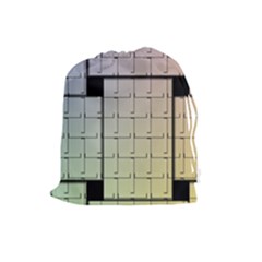 Construction Rectangle Steel Metal Drawstring Pouch (large) by Pakrebo