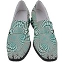 Digital Art Fractal Abstract Women s Chunky Heel Loafers View1