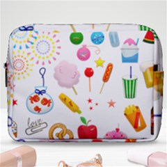 Summer Fair Food Goldfish Make Up Pouch (large) by Pakrebo