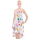 Summer Fair Food Goldfish High-Low Halter Chiffon Dress  View1