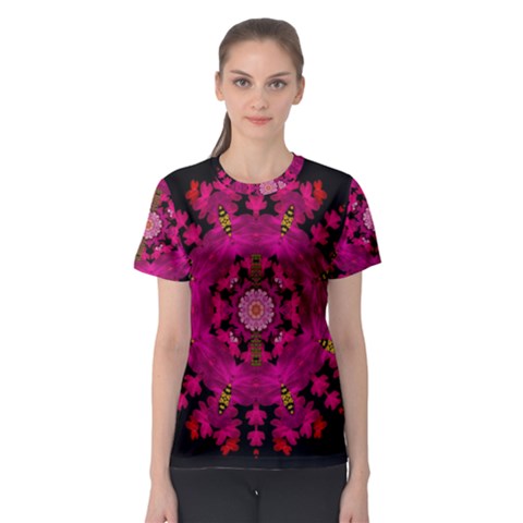 The Star Above Everything Shining Clear And Bright Women s Sport Mesh Tee by pepitasart