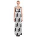 Cube Isometric Maxi Thigh Split Dress View1
