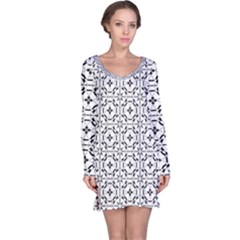 Decorative Ornamental Long Sleeve Nightdress by Mariart