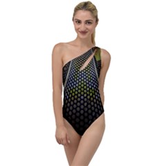 Fractal Hexagon Geometry Hexagonal To One Side Swimsuit by Mariart