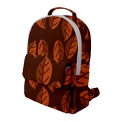 Pattern Leaf Plant Flap Pocket Backpack (large) by Mariart
