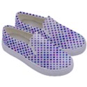 Star Curved Background Geometric Kids  Canvas Slip Ons View3