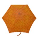 Orange Mosaic Structure Background Mini Folding Umbrellas View1