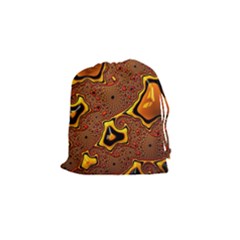 Fractal Julia Mandelbrot Art Drawstring Pouch (small) by Pakrebo