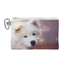 Puppy Love Canvas Cosmetic Bag (medium) by WensdaiAmbrose