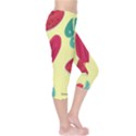 Watermelon Leaves Strawberry Capri Leggings  View4