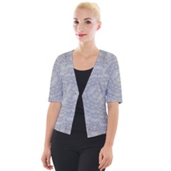 Lace Flower Planet And Decorative Star Cropped Button Cardigan by pepitasart