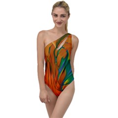 Pattern Heart Love Lines To One Side Swimsuit by Mariart