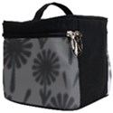 zappwaits flowers black Make Up Travel Bag (Big) View2