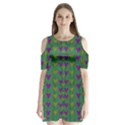 In Love With Festive Hearts Shoulder Cutout Velvet One Piece View1