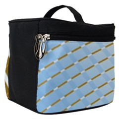 Diagonal Seamless Line Design Make Up Travel Bag (small) by LoolyElzayat