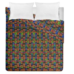 For The Love Of Soul And Mind In A Happy Mood Duvet Cover Double Side (queen Size) by pepitasart