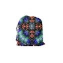Mosaic Kaleidoscope Form Pattern Drawstring Pouch (Small) View2