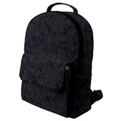 Back To Black Flap Pocket Backpack (small) by WensdaiAmbrose