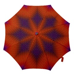 Background Fractals Surreal Design Hook Handle Umbrellas (small) by Pakrebo