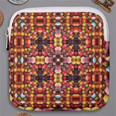 Tile Background Image Creativity Mini Square Pouch by Pakrebo