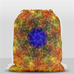 Background Image Tile Abstract Drawstring Bag (small) by Pakrebo