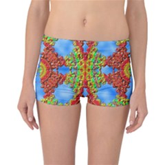 Pictures Digital Art Abstract Reversible Boyleg Bikini Bottoms by Pakrebo
