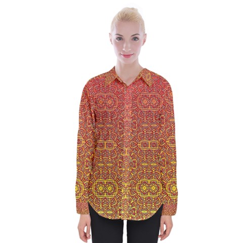 Background Image  Wallpaper Womens Long Sleeve Shirt by Pakrebo