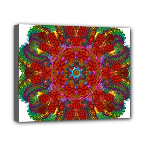 Mandala Fractal Graphic Design Canvas 10  X 8  (stretched) by Pakrebo