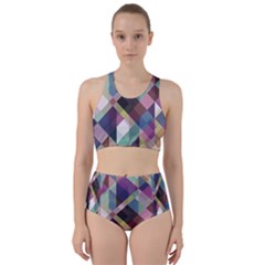 Geometric Sense Racer Back Bikini Set by WensdaiAmbrose