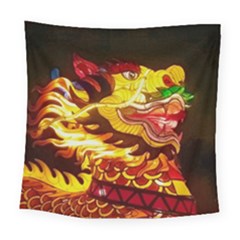 Dragon Lights Ki Rin Square Tapestry (large) by Riverwoman