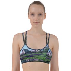 Lurie Garden Salvia River Line Them Up Sports Bra by Riverwoman