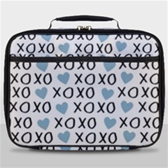 Xo Valentines Day Pattern Full Print Lunch Bag by Valentinaart