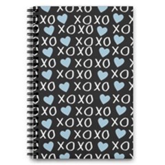 Xo Valentines Day Pattern 5 5  X 8 5  Notebook by Valentinaart