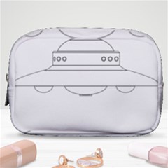 Alien Space Ufo Extraterrestrial Make Up Pouch (small) by Wegoenart