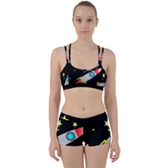 Planet Rocket Space Stars Perfect Fit Gym Set by Wegoenart