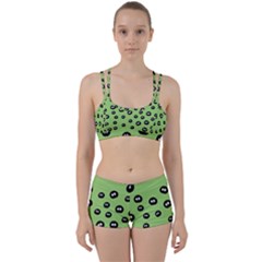 Totoro - Soot Sprites Pattern Perfect Fit Gym Set by Valentinaart