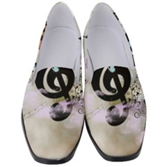 Dancing On A Clef Women s Classic Loafer Heels by FantasyWorld7