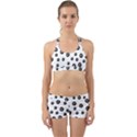 Totoro - Soot Sprites Pattern Back Web Gym Set View1