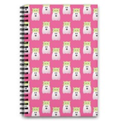 Ghost Pet Pink 5 5  X 8 5  Notebook by snowwhitegirl