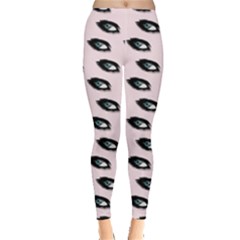 Eyes Pink Leggings  by snowwhitegirl