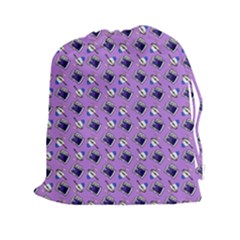 Kawaii Grape Rootbeer Drawstring Pouch (xxl) by snowwhitegirl