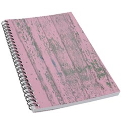 Old Pink Wood Wall 5 5  X 8 5  Notebook by snowwhitegirl