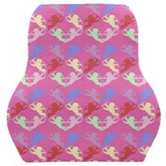 Colorful Cherubs Pink Car Seat Back Cushion  by snowwhitegirl